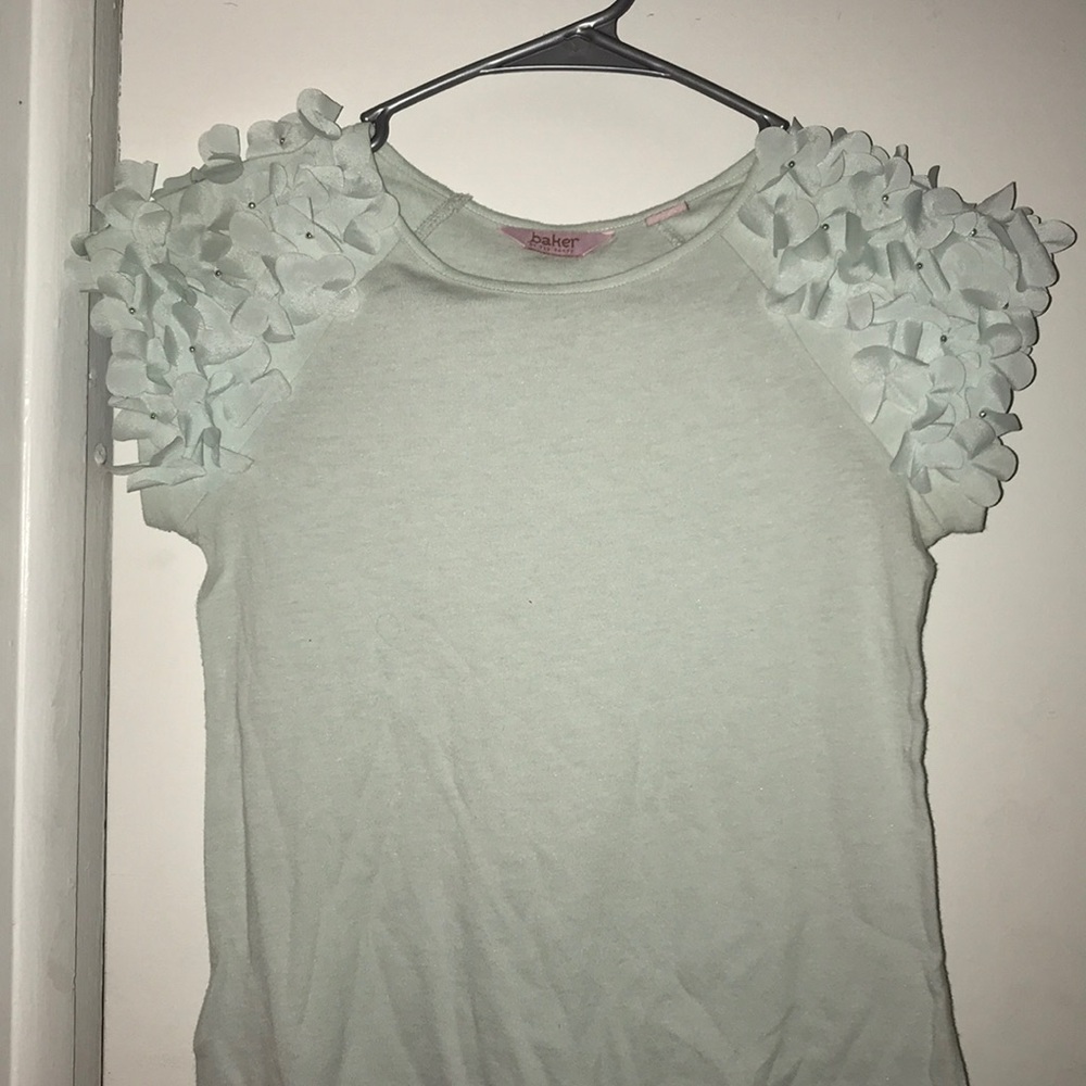 Girls Mint Green Casual Blouse